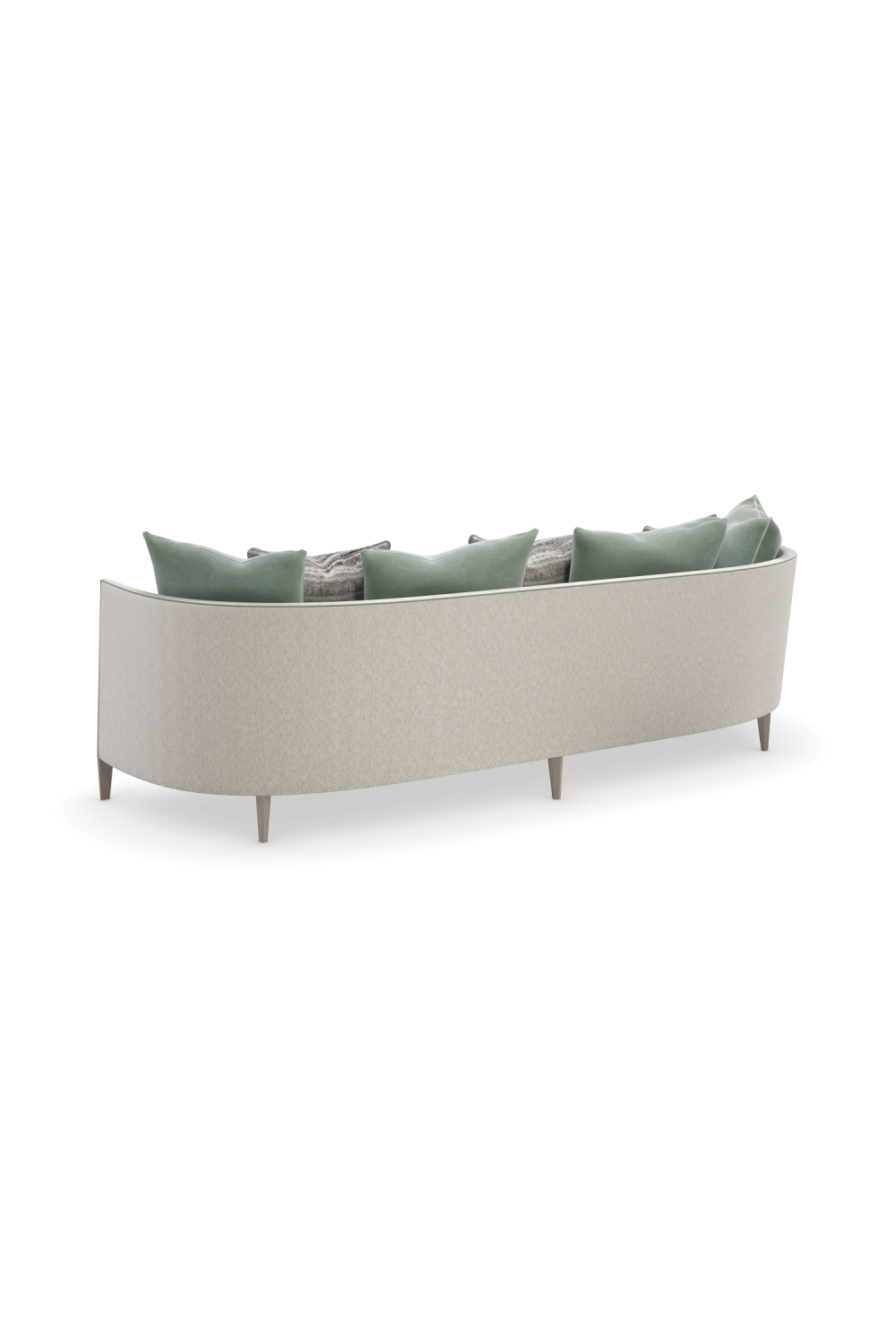Contemporary Gray Sofa | Caracole Piping Hot | Oroa.com