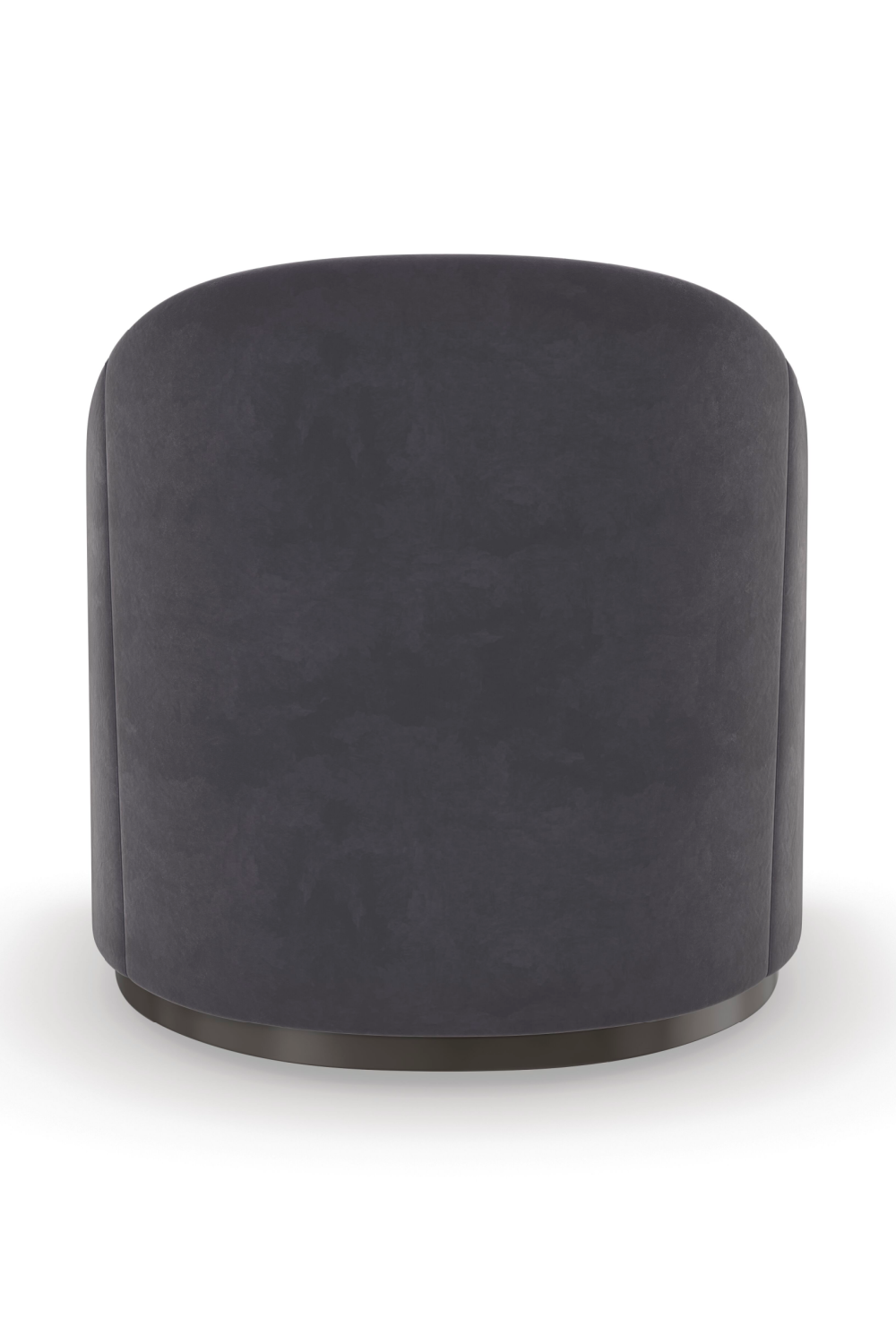 Dark Gray Velvet Club Chair | Caracole Eclipse | Oroa.com