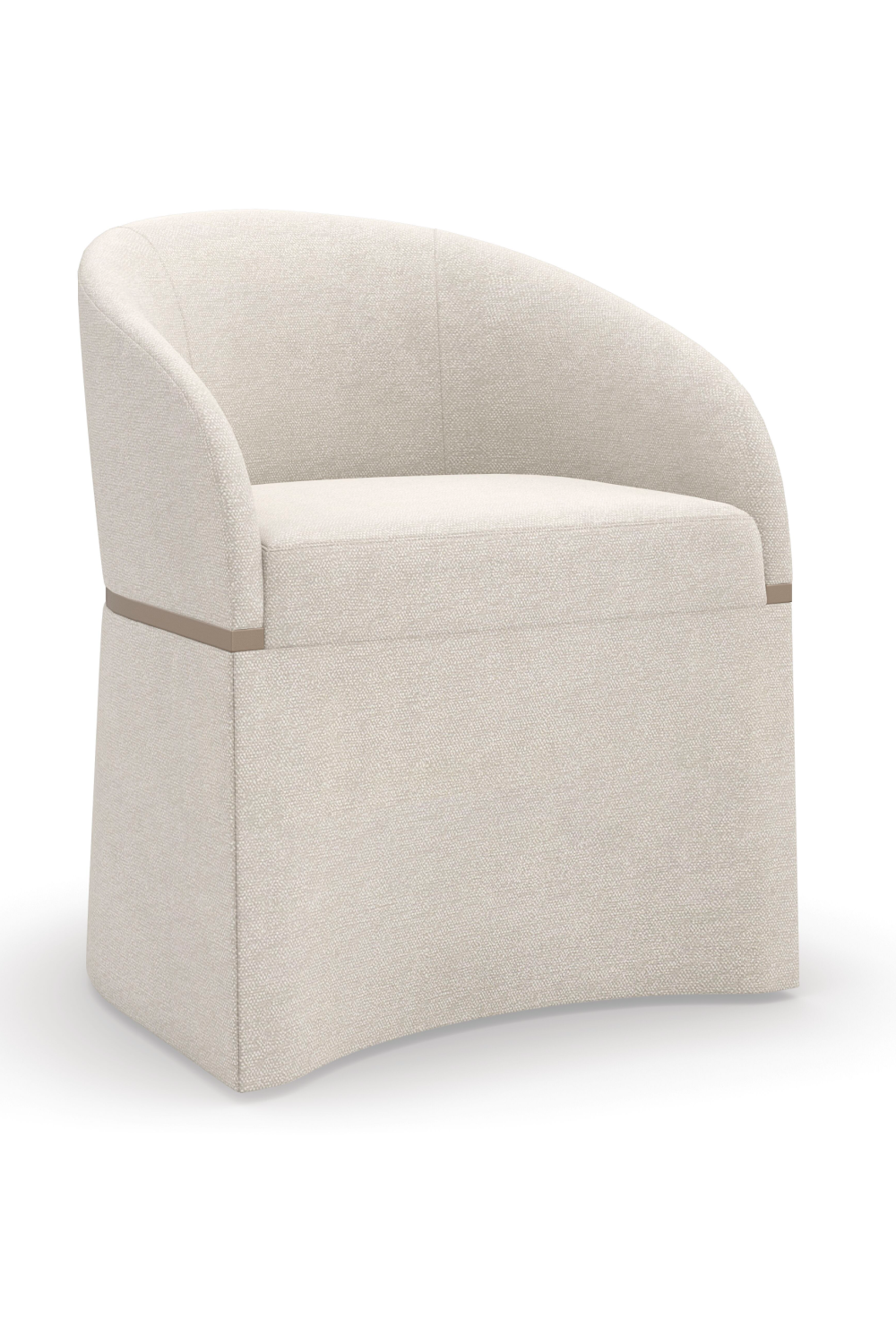 Ivory Fabric Accent Chair | Caracole Dune | Oroa.com