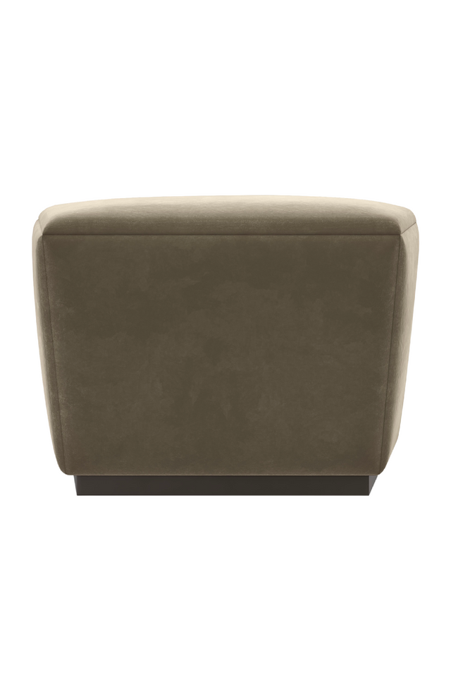 Mohair Storage Ottoman | Caracole Castor | Oroa.com