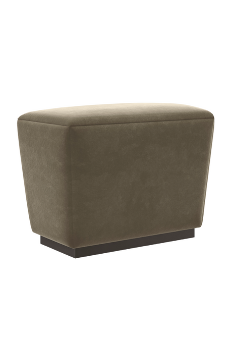 Mohair Storage Ottoman | Caracole Castor | Oroa.com