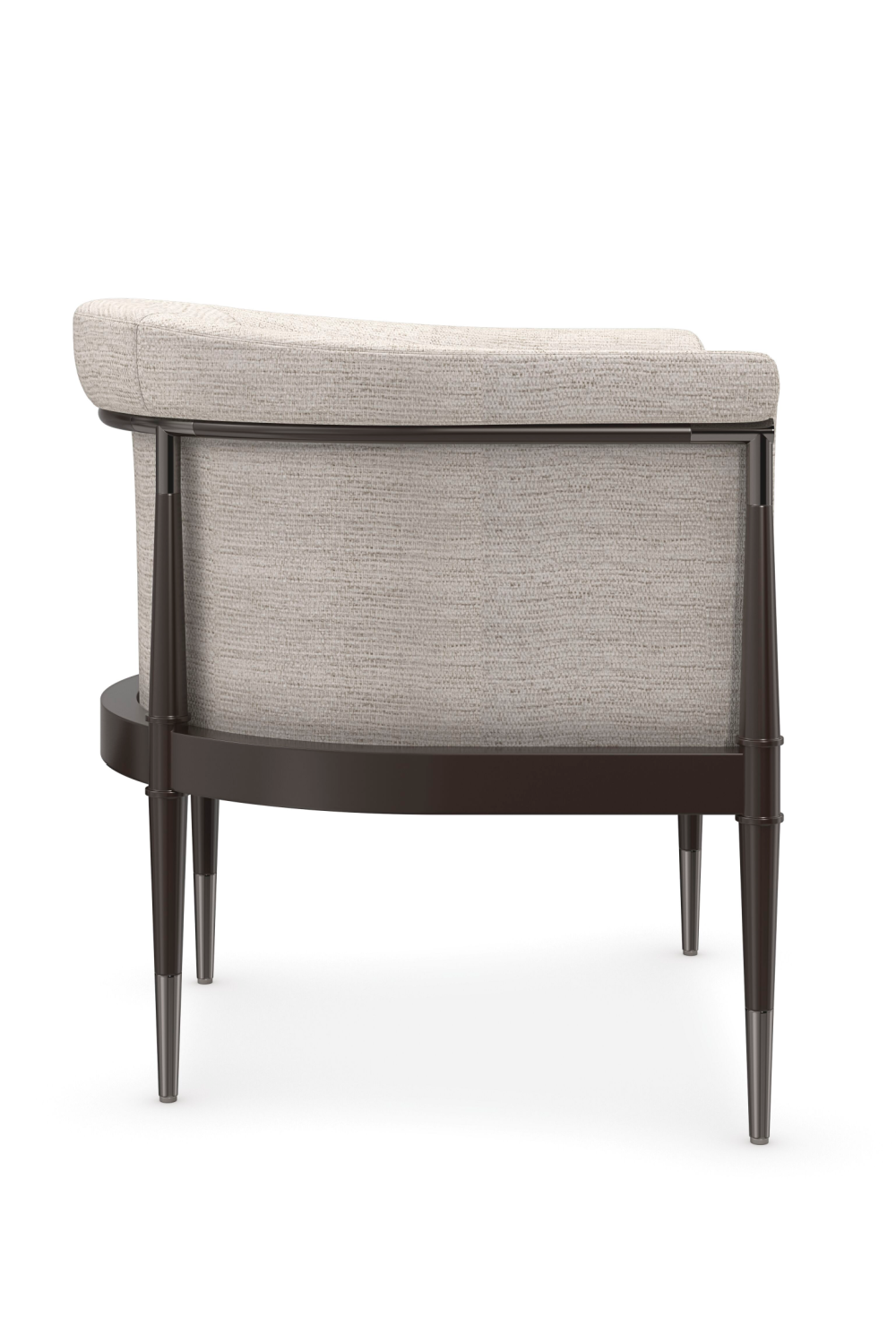 Gray Barrel Occasional Chair | Caracole Dorian | Oroa.com