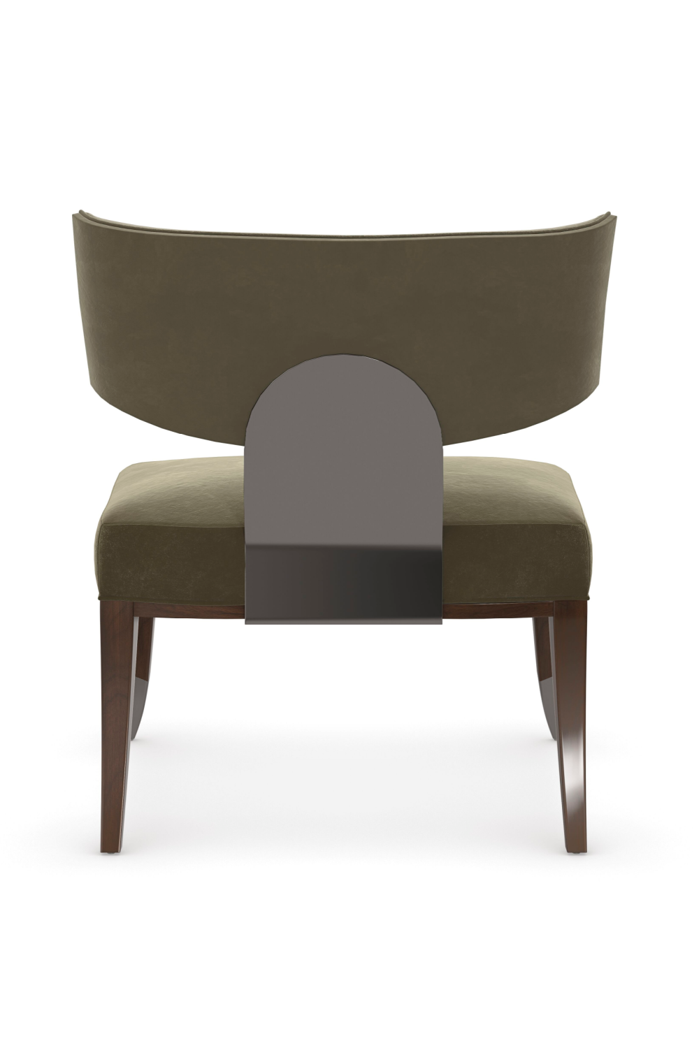 Velvet Arched Accent Chair | Caracole Mykonos | Oroa.com