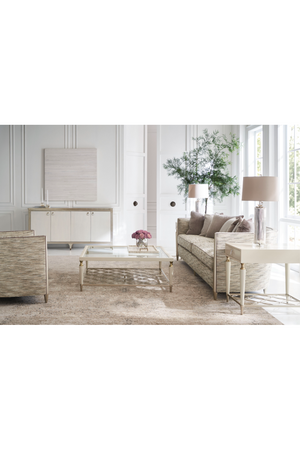 Cream Chenille Sofa | Caracole Limitless | Oroatrade.com