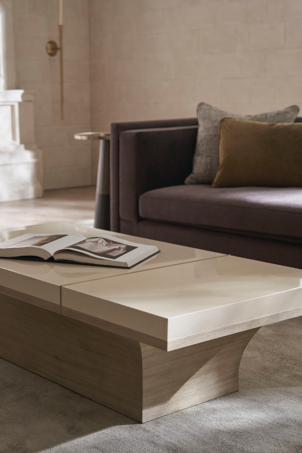 Brown Classic Sofa | Caracole Tuxedo | Oroa.com