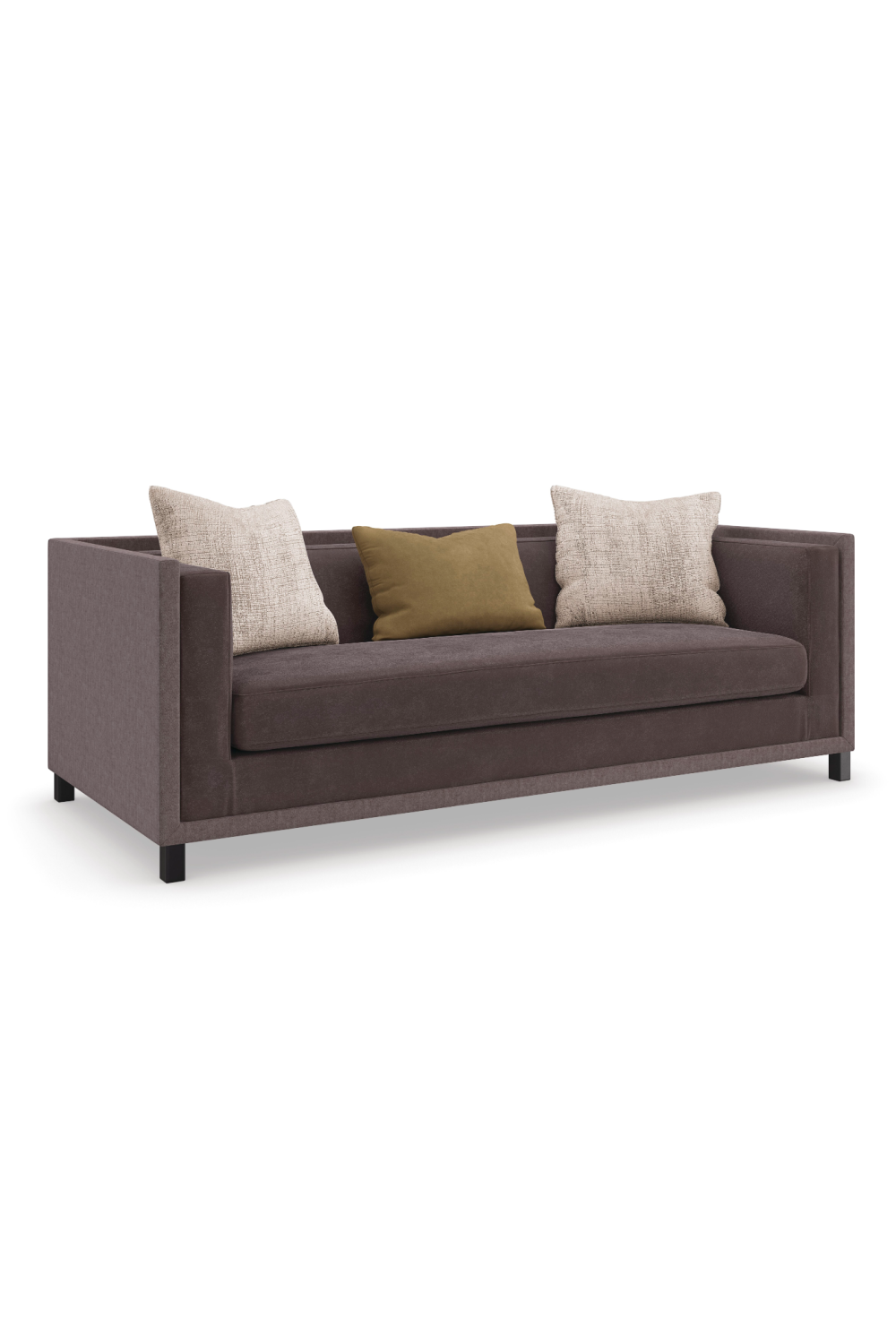 Brown Classic Sofa | Caracole Tuxedo | Oroa.com