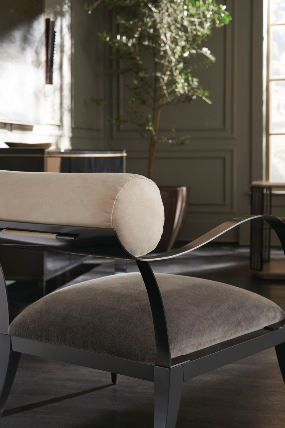 Sculptural Lounge Chair | Caracole Homage | Oroa.com