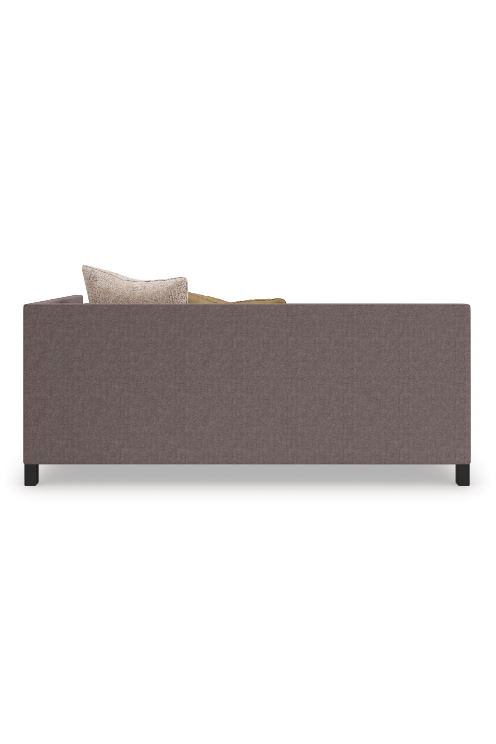 Brown Upholstered Sectional Chair | Caracole Tuxedo | Oroa.com