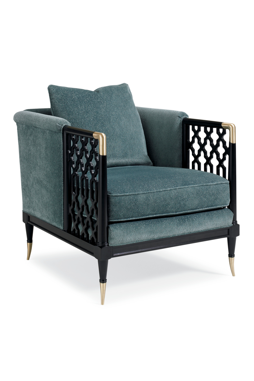 Fretwork Lounge Chair | Caracole Lattice Entertain You | Oroa.com