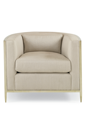 Off-White Linen Accent Chair | Caracole Ice Breaker | Oroa.com