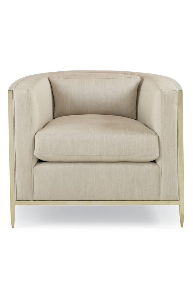 Off-White Linen Accent Chair | Caracole Ice Breaker | Oroa.com