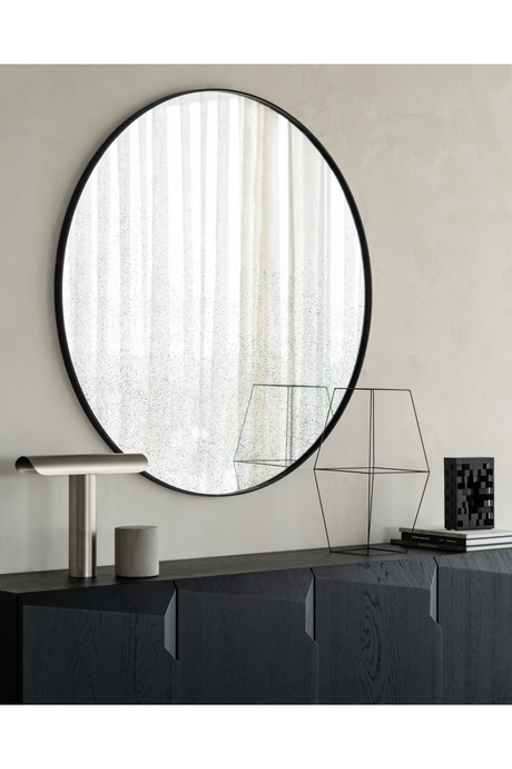 Aged Round Mirror | Ethnicraft Aged | Oroa.com