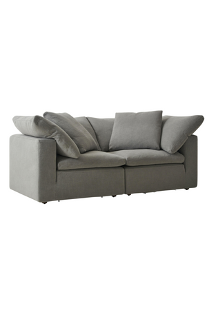 Gray Cotton Sectional Sofa L | Andrew Martin Truman | Oroa.com