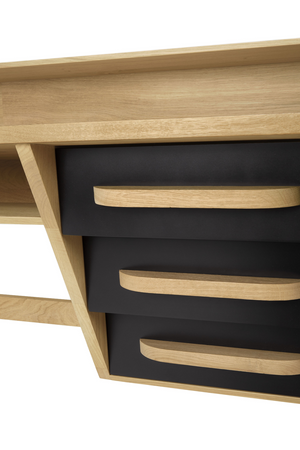 Oiled Oak Modern Sideboard | Ethnicraft Origami | OROA