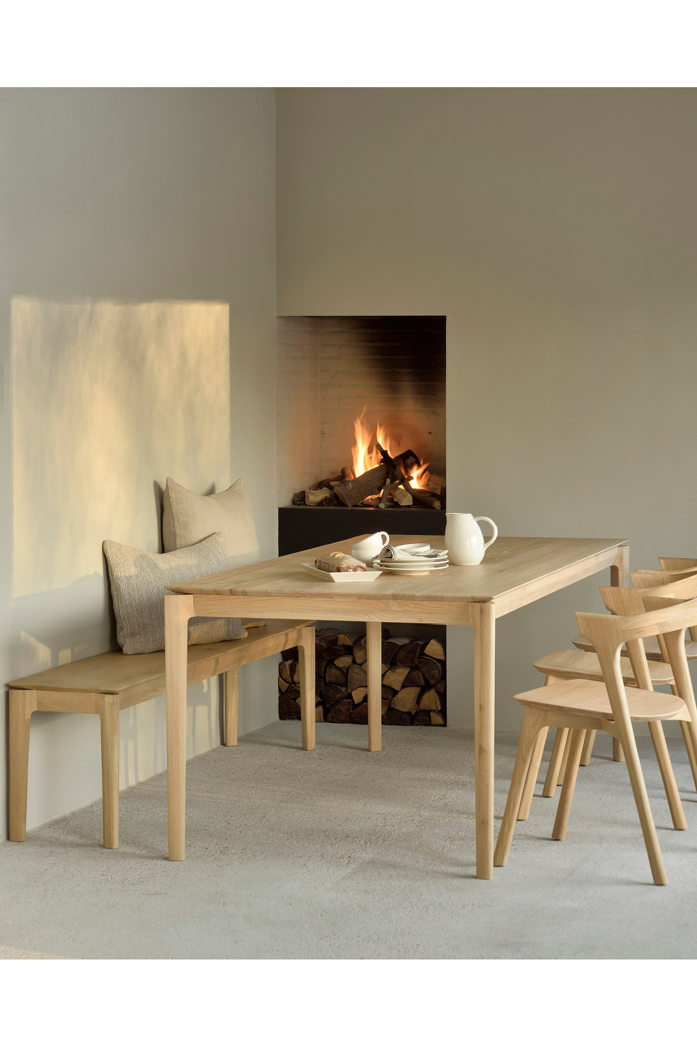 Modern Oak Dining Chair  | Ethnicraft Bok | OROA.COM