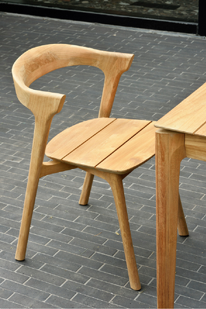 Teak Outdoor Dining Chair| Ethnicraft Bok | Oroa.com