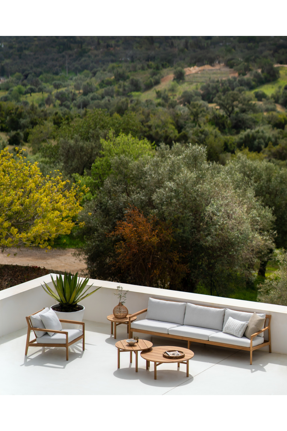 Teak 3+ Seater Outdoor Sofa | Ethnicraft Jack