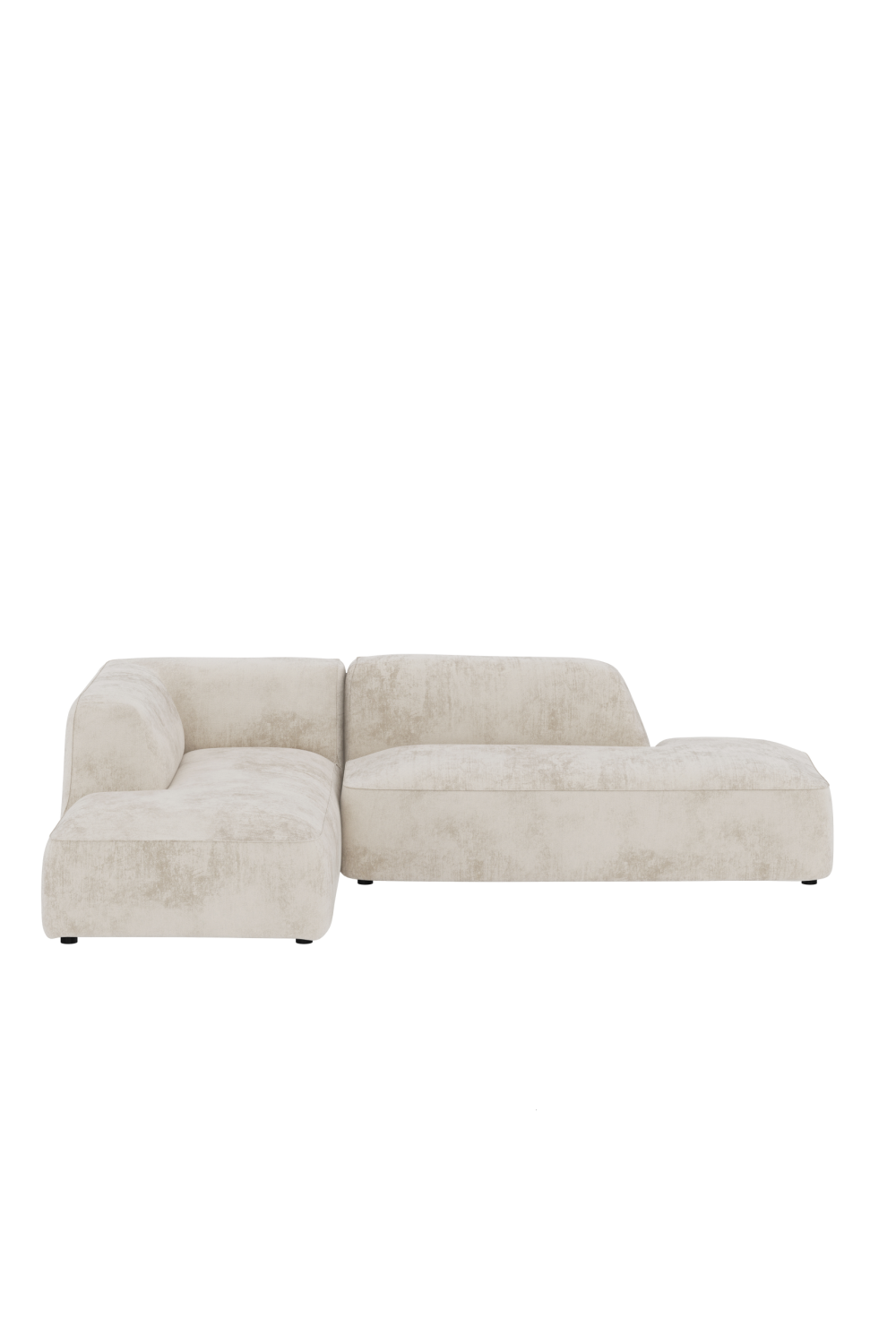 Upholstered Left Modular Sofa | Dome Deco Cali | Oroa.com