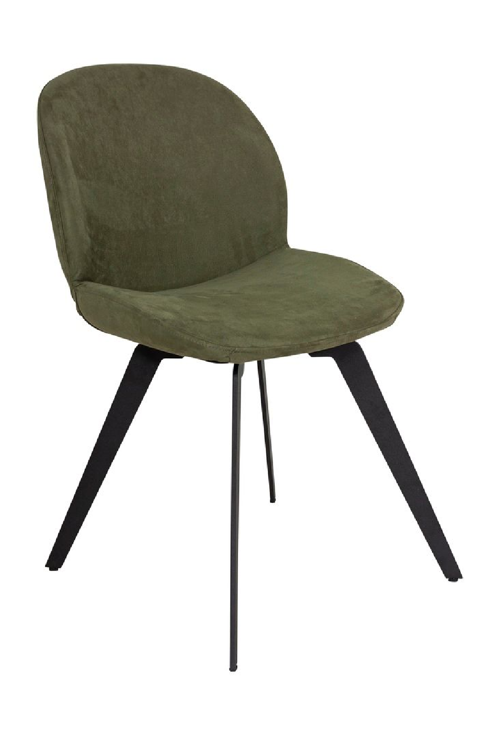 Suede Modern Side Chair | Dome Deco Rho | Oroa.com