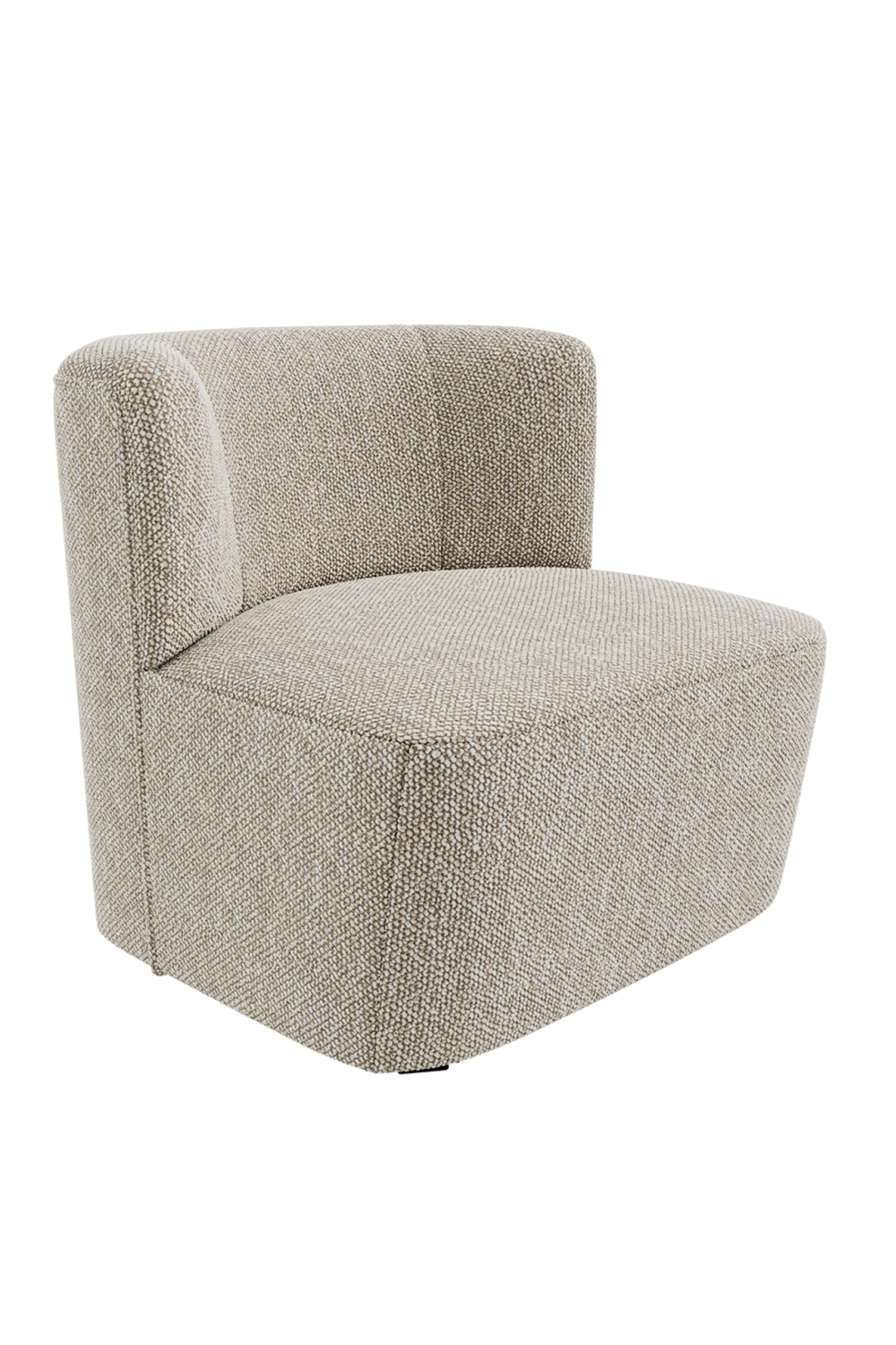 Upholstered One-Seater Sofa | Dome Deco Abel | Oroa.com