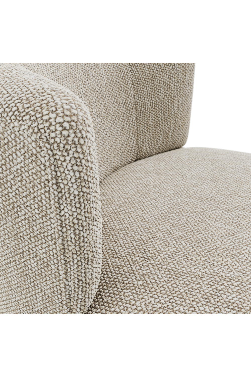 Upholstered One-Seater Sofa | Dome Deco Abel | Oroa.com