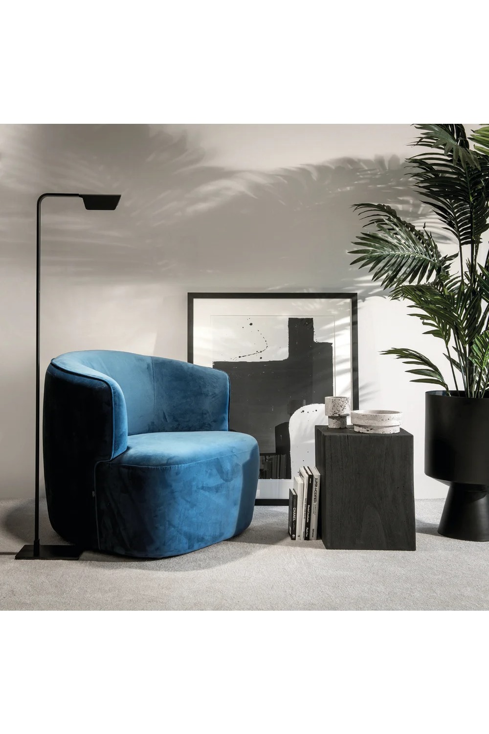 Upholstered Modern Lounge Chair | Dome Deco Hugo | Oroa.com