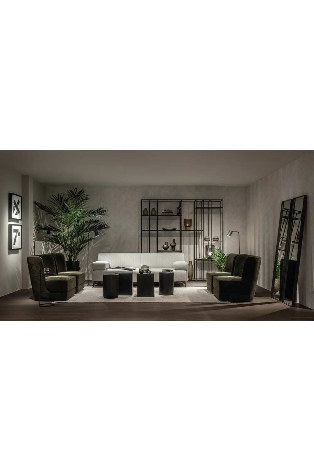 Modern Upholstered Sofa | Dome Deco Lugano | Oroa.com