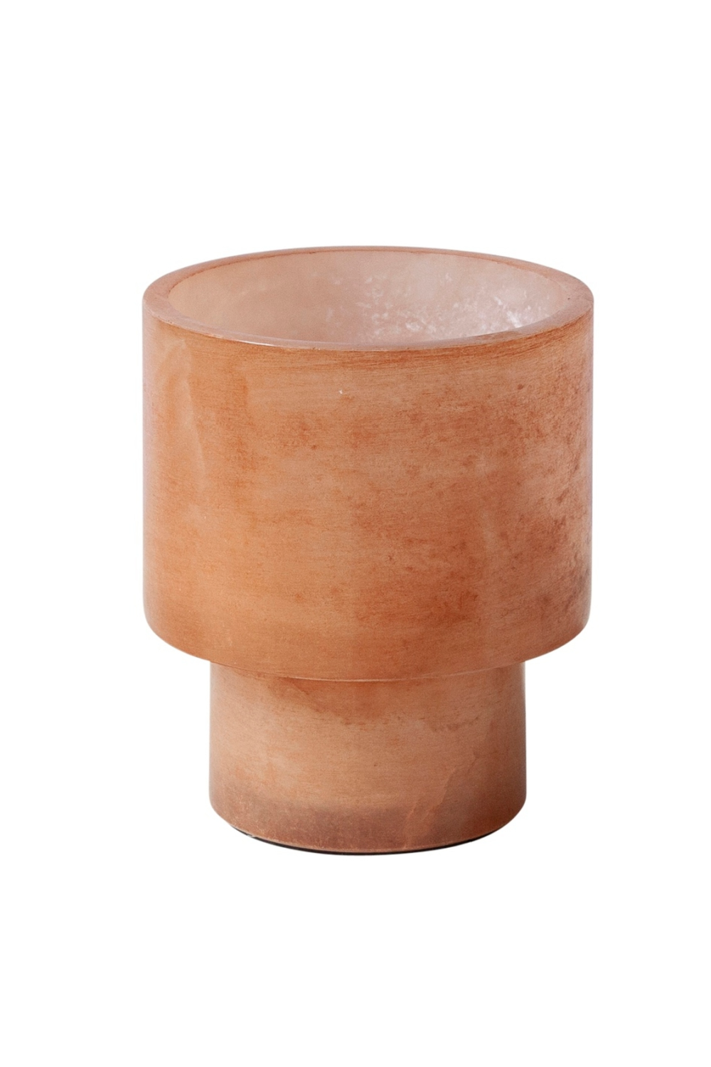 Cylindrical Alabaster Tealight | Dome Deco Lascar | Oroa.com