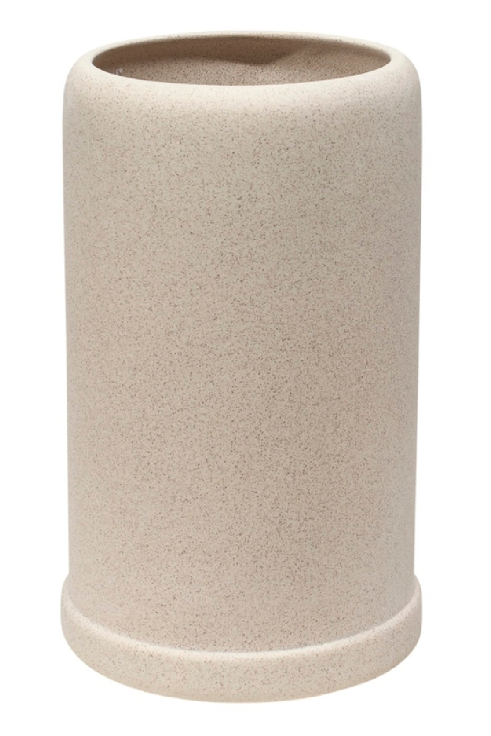 Beige Modern Cylindrical Vase | Dome Deco Noor | Oroa.com