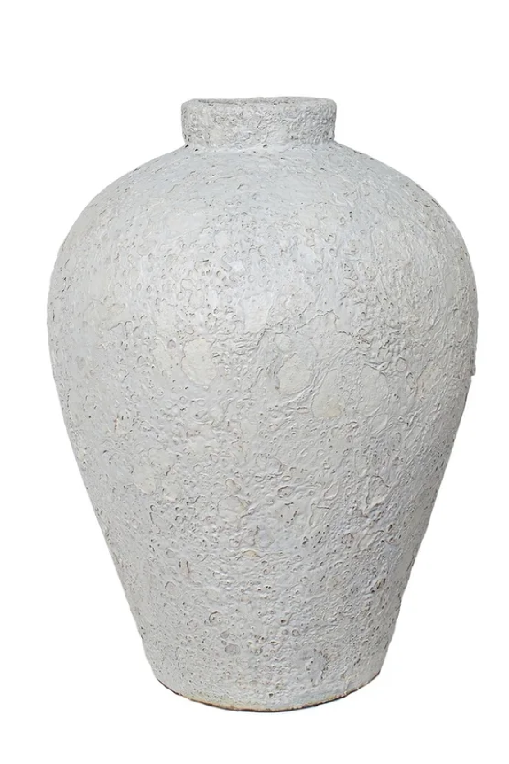 White Terracotta Classic Vase | Dome Deco | Oroa.com