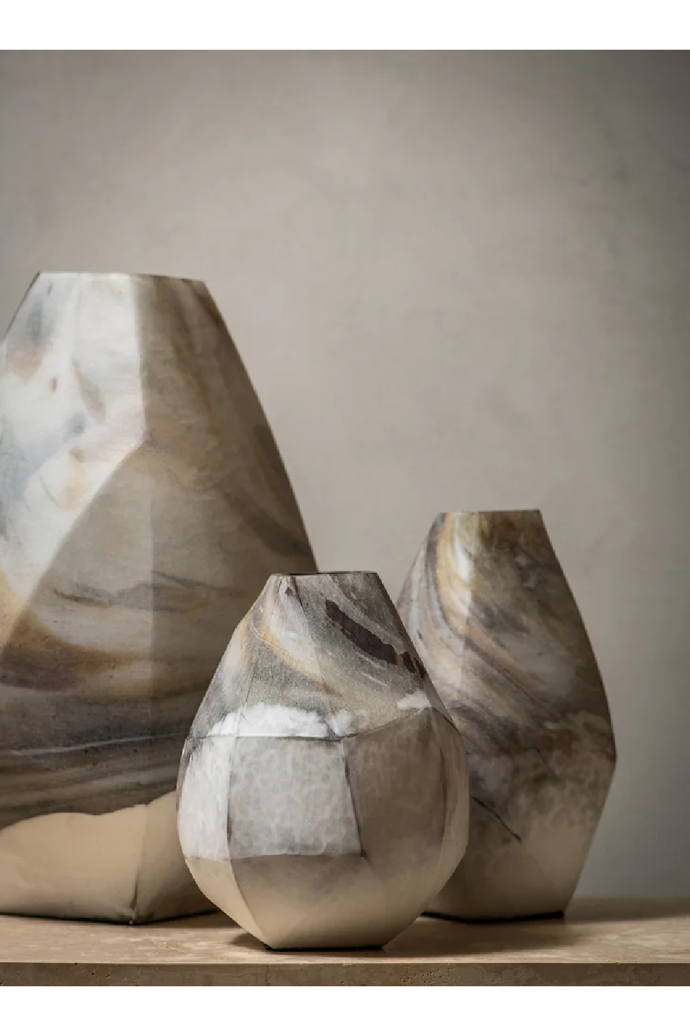 Marble Effect Vase L | Dome Deco Pia | Oroa.com