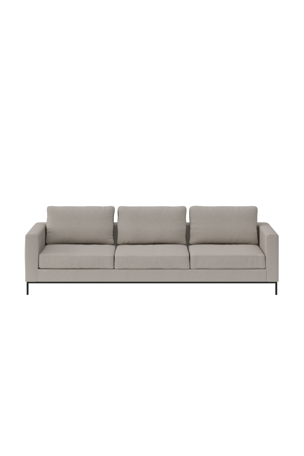 Gray Modern Minimalist Sofa | Dome Deco Paris | Oroa.com