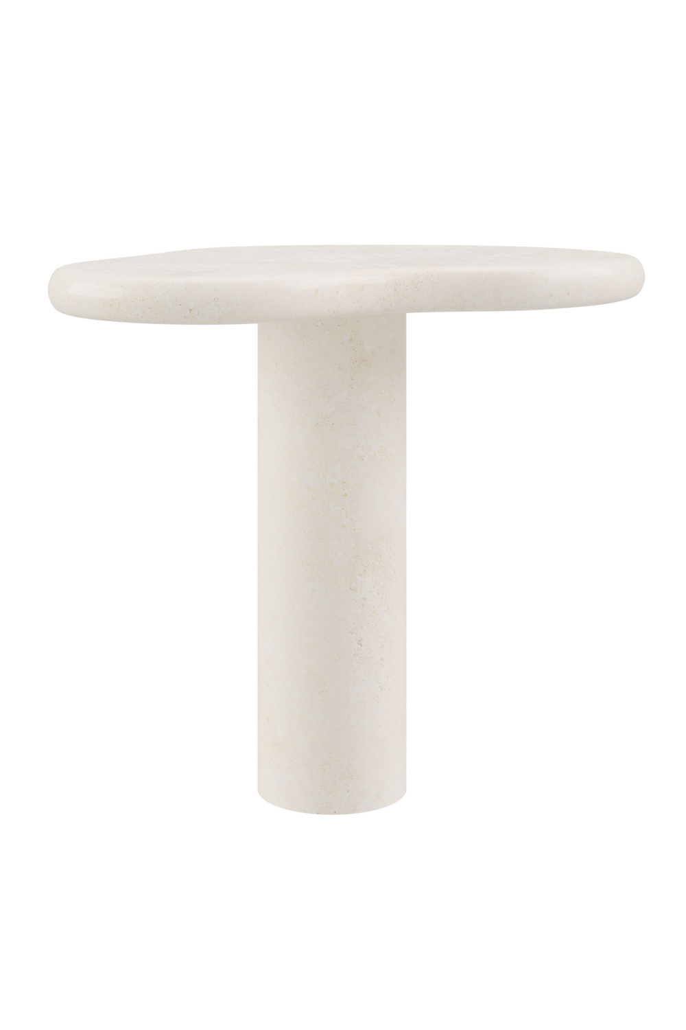 Cream Mortex Side Table | Dome Deco Naxos | Oroa.com