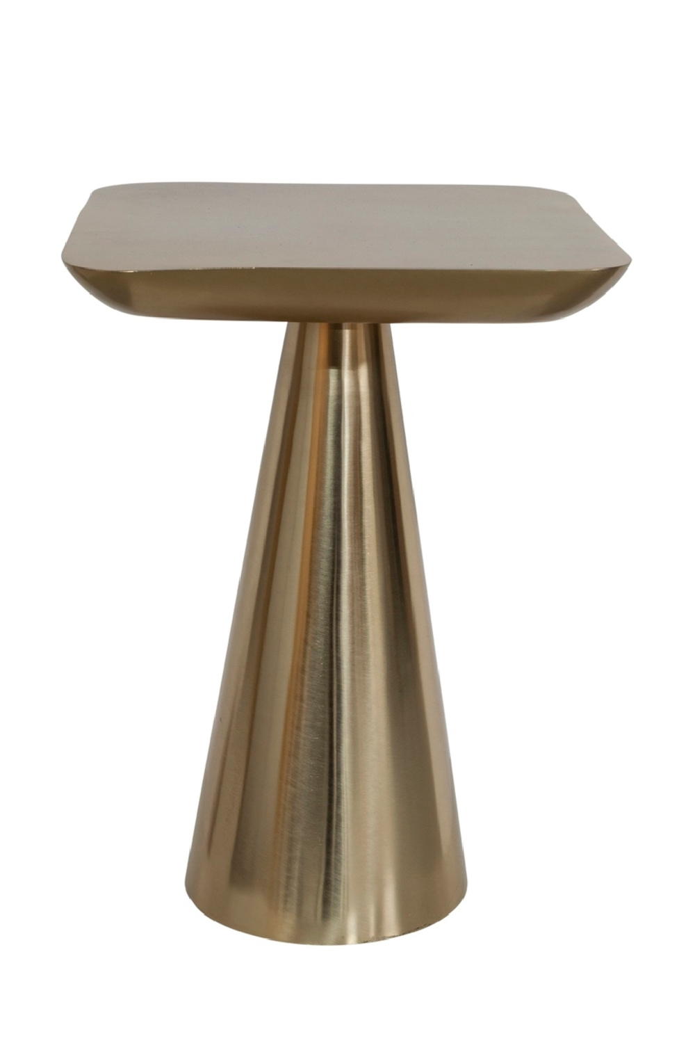 Gold Conical Side Table | Dome Deco Kioto | Oroa.com