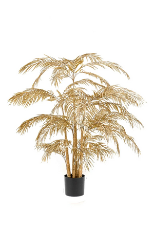 Artificial Metallic Tropical Plant | Emerald Areca | Oroa.com