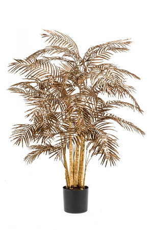 Artificial Metallic Tropical Plant | Emerald Areca | Oroa.com