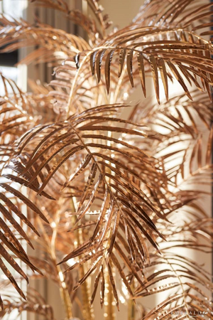Artificial Metallic Tropical Plant | Emerald Areca | Oroa.com