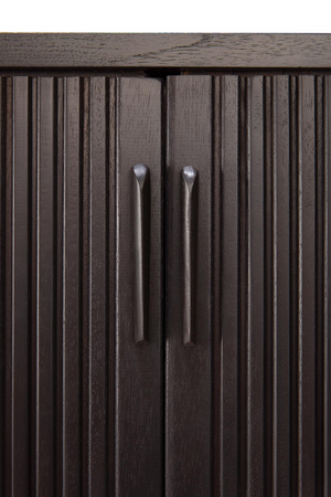 Varnished Teak Industrial Sideboard | Ethnicraft Roller Max | Oroa.com