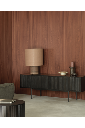 Black Teak TV Cupboard | Ethnicraft Roller Max | Oroa.com