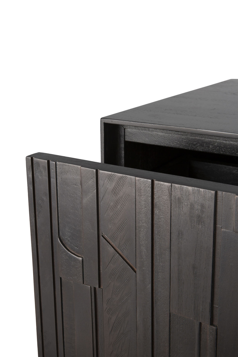 Black Mahogany TV Cabinet | Ethnicraft Mosaic | Oroa.com