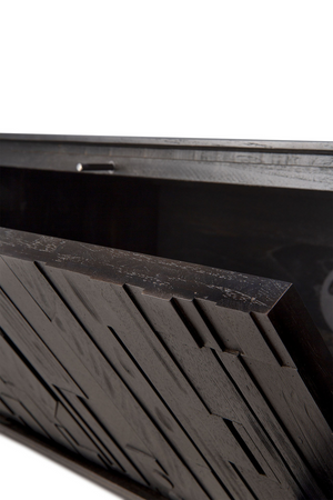 Black Mahogany TV Cabinet | Ethnicraft Mosaic | Oroa.com