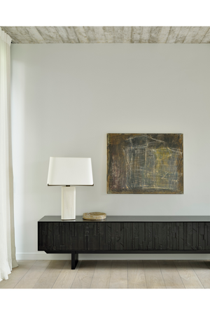 Black Mahogany TV Cabinet | Ethnicraft Mosaic | Oroa.com