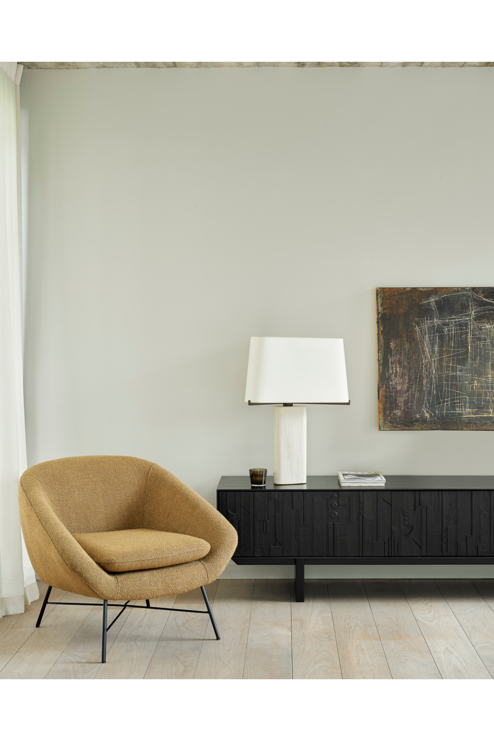 Black Mahogany TV Cabinet | Ethnicraft Mosaic | Oroa.com