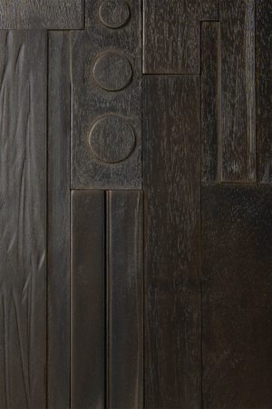 Black Mahogany TV Cabinet | Ethnicraft Mosaic | Oroa.com