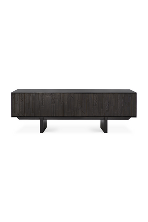 Black Mahogany TV Cabinet | Ethnicraft Mosaic | Oroa.com