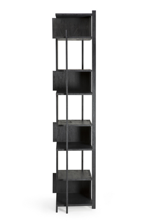Black Teak Shelving Unit | Ethnicraft Abstract | OROA.COM