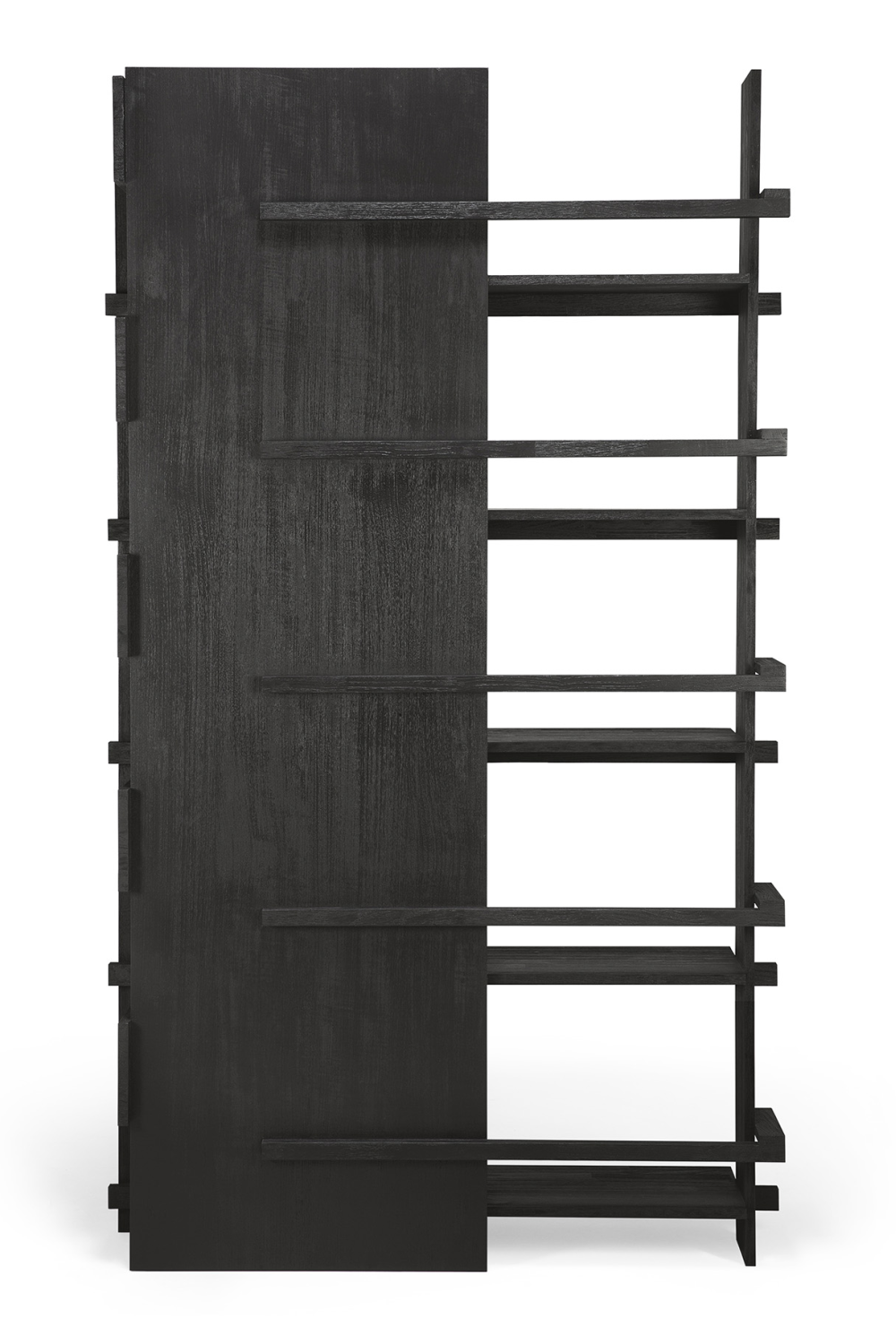 Black Teak Book Rack | Ethnicraft Abstract | Oroa.com