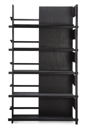 Black Teak Book Rack | Ethnicraft Abstract | Oroa.com