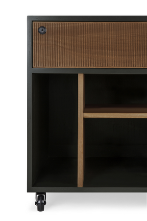 Black Teak Drawer Unit | Ethnicraft Oscar | Oroa.com