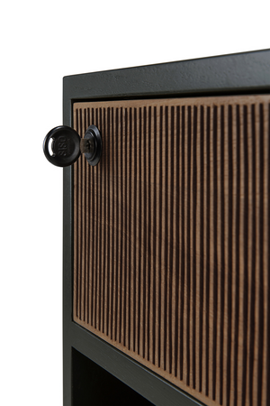 Black Teak Drawer Unit | Ethnicraft Oscar | Oroa.com